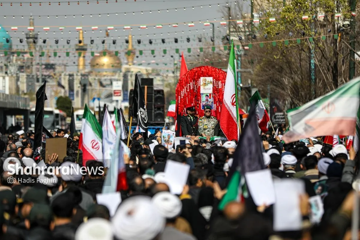 پیکر ۸ شهید نیروی دریایی فردا (۲۹ اسفند ۱۴۰۴) در استان خراسان رضوی تشییع می‌شود