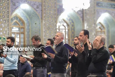گزارش تصویری | مراسم احیای اولین شب قدر در حرم مطهر امام رضا (ع)
