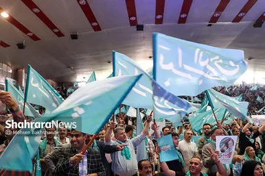 عکس‌هایی از سفر انتخاباتی «مسعود پزشکیان» به مشهد