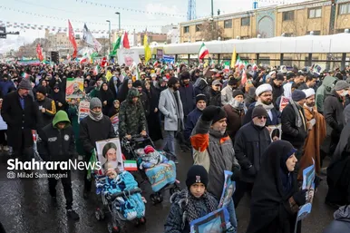 گزارش تصویری | راهپیمایی ۲۲ بهمن ۱۴۰۳ در مشهد