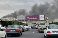 پاساژ ارغوان در فاز ۴ اندیشه تهران دچار آتش‌سوزی شد + فیلم (۱۵ اردیبهشت ۱۴۰۵)