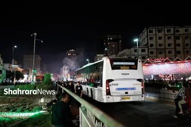 گزارش تصویری | خدمات رسانی اتوبوسرانی و مترو مشهد به زائران و مجاوران در روزهای پایانی ماه صفر