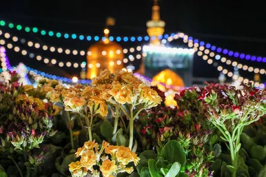 حال و هوای حرم مطهر رضوی در آستانه نیمه شعبان