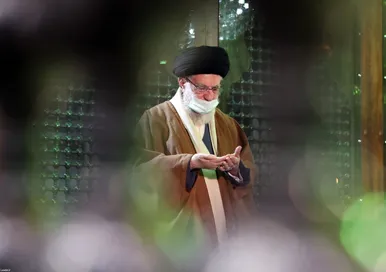 حضور رهبر معظم انقلاب در مرقد مطهر امام خمینی(ره) و گلزار شهیدان