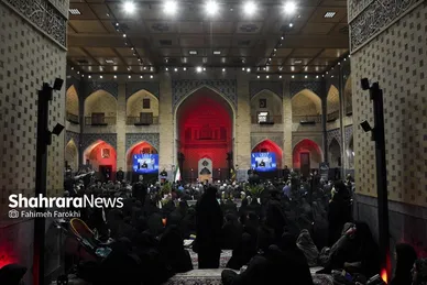 گزارش تصویری | مراسم احیا ویژه ناشنوایان در شب‌ نوزدهم ماه مبارک رمضان در حرم مطهر رضوی