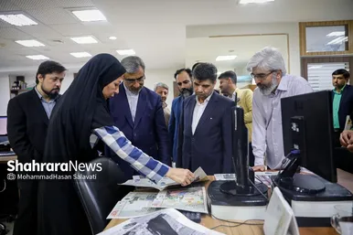 بازدید استاندار خراسان رضوی از موسسه فرهنگی شهرآرا