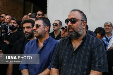 عکس‌هایی از مراسم تشییع پیکر سعید راد