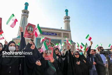 تشییع پیکر دو دانشجوی شهید حافظ امنیت در دانشگاه فردوسی
