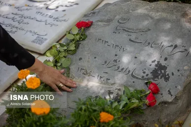 عکس‌هایی از حضور جمعی از سینماگران در قطعه هنرمندان