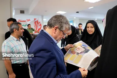 حضور شهردار مشهد در موسسه شهرآرا به مناسبت روز خبرنگار
