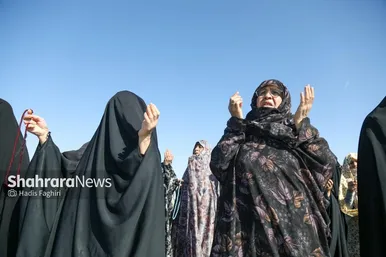 گزارش تصویری | اقامه نماز باران و استغاثه به درگاه الهی در مشهد (۲۲ آبان ۱۴۰۴)