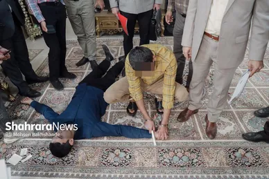 گزارش تصویری | بازسازی صحنه قتل بانوی قهرمان مچ انداز فریمانی