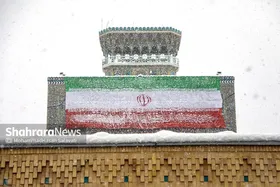 ویدیو | توی هوای برفی حرم امام رضا (ع) قدم بزن