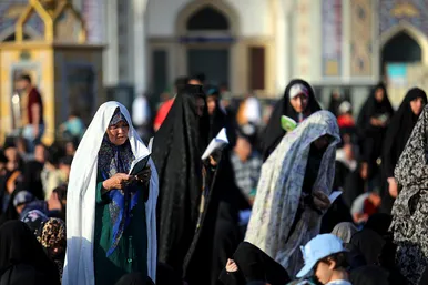 مراسم دعای عرفه در حرم مطهر رضوی