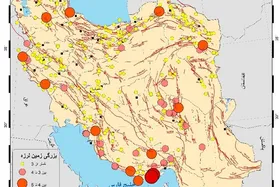 ایران در مردادماه ۱۴۰۱ بیش از ۴۵۰ بار لرزید