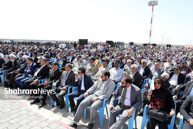 افتتاح فرودگاه گناباد با حضور رئیس مجلس و وزیر راه