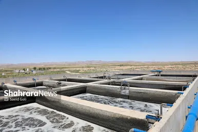 افتتاح طرح توسعه تصفیه‌خانه شهرک چرمشهر مشهد