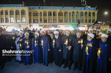 گزارش تصویری | آیین شام غریبان شهادت امام رضا(ع) در حرم رضوی