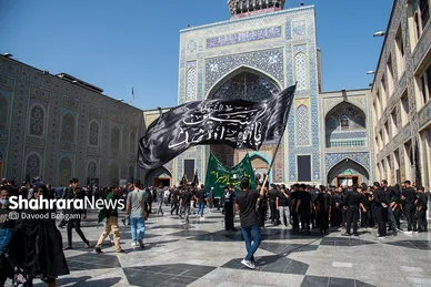 عزادرای شهادت امام رضا (ع) در حرم مطهر رضوی