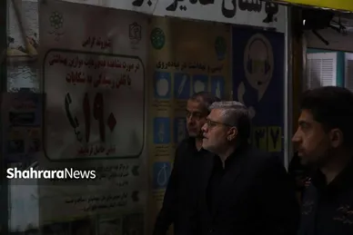 گزارش تصویری | بازدید شهردار مشهد مقدس از نحوه خدمات‌رسانی به زائرین امام مهربانی‌ها در نقاط مختلف شهر
