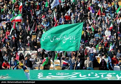 عکس | محفل امام‌حسنی‌ها در ورزشگاه آزادی