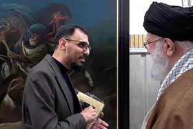روایت حسن روح&zwnj;الامین از تشریح تابلوی حضرت حمزه(ع) برای حضرت آیت&zwnj;الله خامنه&zwnj;ای + فیلم