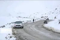 ویدئو| بارش برف در کندوان
