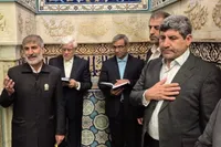 تشرف معاون اول رئیس‌جمهور به زیارت بارگاه نورانی امام رضا (ع)