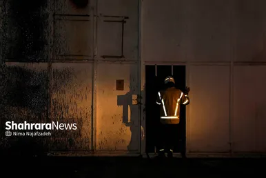 آتش سوزی گسترده انبار چند منظوره در منطقه خواجه ربیع