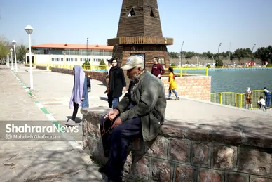 اسکان مسافران نوروزی در کمپ غدیر مشهد