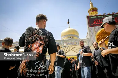 گزارش تصویری | مراسم جاماندگان اربعین در حرم مطهر رضوی