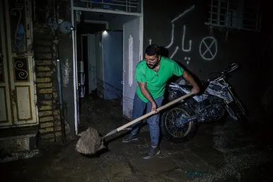 منازل سیل‌زده محله سیدی مشهد
