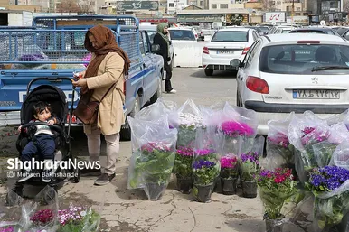 حال و هوای بازار گل در آستانه عید نوروز