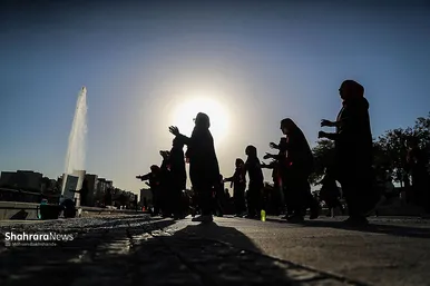 گزارش تصویری | همایش ورزش صبحگاهی در بوستان برکت مشهد