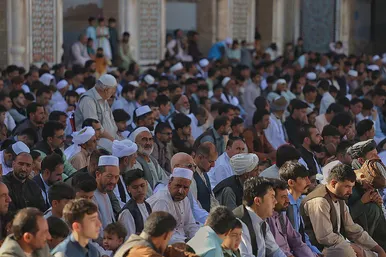 عکس‌هایی از برگزاری نماز عید قربان در شهرهای مختلف افغانستان