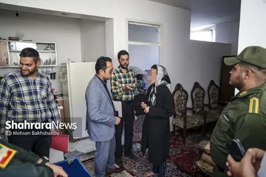 گزارش تصویری | بازسازی صحنه شوهرکشی در مشهد