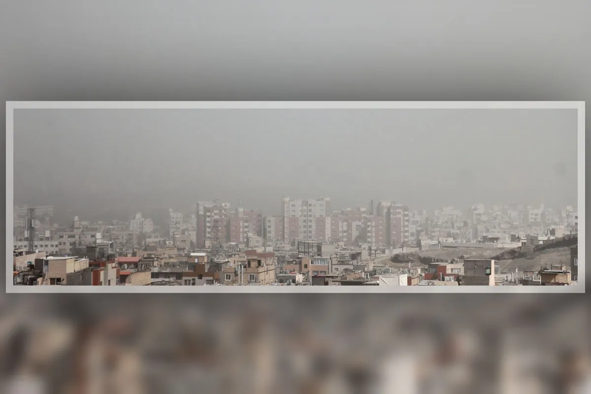 آسمان مشهد باز هم در حصار آلودگی و گردوغبار