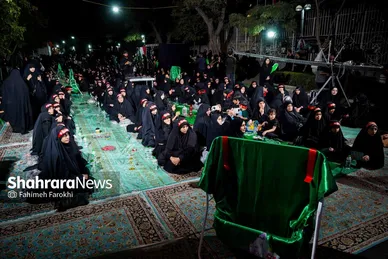 گزارش تصویری | برپایی سفره حضرت رقیه(س) در مشهد