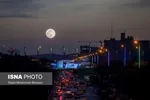 پدیده ماه صورتی در آسمان مشهد