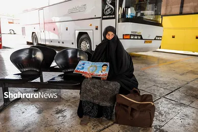 گزارش تصویری | موج بازگشت زائران از مشهد در پایانه مسافربری امام رضا(ع)