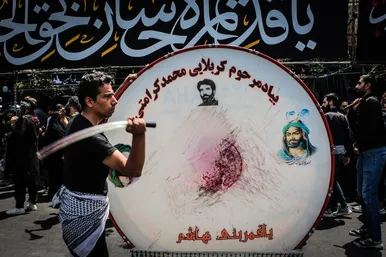عزاداری روز تاسوعا در مشهد مقدس