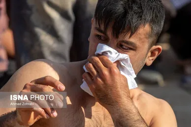 مسابقات کشتی سنتی افغانستانی‌ها به مناسبت نوروز در قم