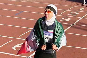 تاریخ&zwnj;سازی بانوی دونده مشهدی در جهان