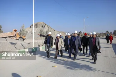 گزارش تصویری | بازدید شهردار مشهد از کارخانه‌های تولید آسفالت و بتن شهید مجیدی و پروژه احداث دوربرگردان غیرهم‌سطح شرقی ابوطالب