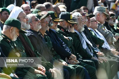 تشییع باشکوه پیکر سردار شهید زاهدی در اصفهان