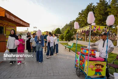 گزارش تصویری | بوستان غدیر مشهد در روز دوم فروردین ۱۴۰۵