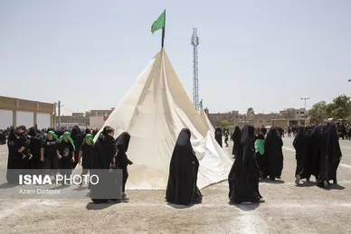 محرم ۱۴۰۴ | مراسم سنتی خیمه‌سوزان ظهر عاشورا در قزوین