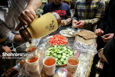 سفره های افطار ساده