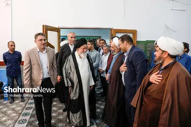 گزارش تصویری | مراسم زنگ نماز در دبیرستان دولتی حسن برزگر مشهد