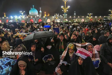 گزارش تصویری | مراسم احیای سومین شب قدر در حرم مطهر امام رضا (ع)